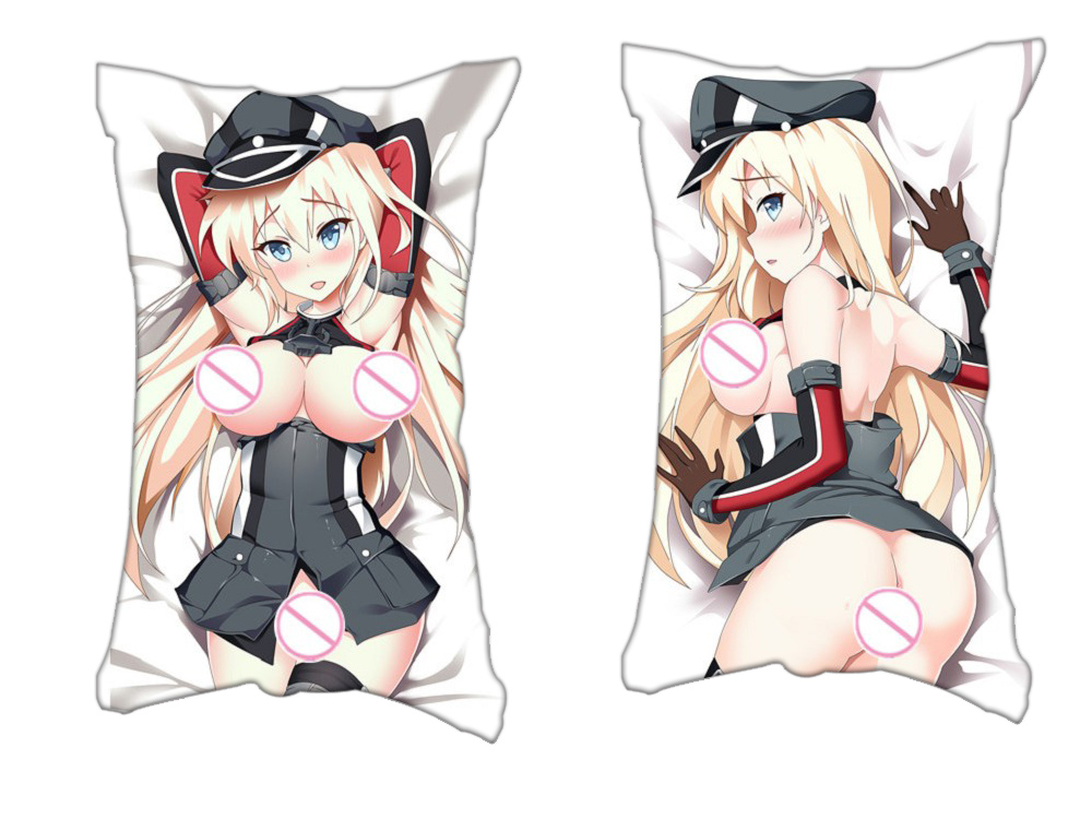 Bismarck Kantai Collection Anime 2 Way Tricot Air Pillow With a Hole 35x55cm(13.7in x 21.6in)