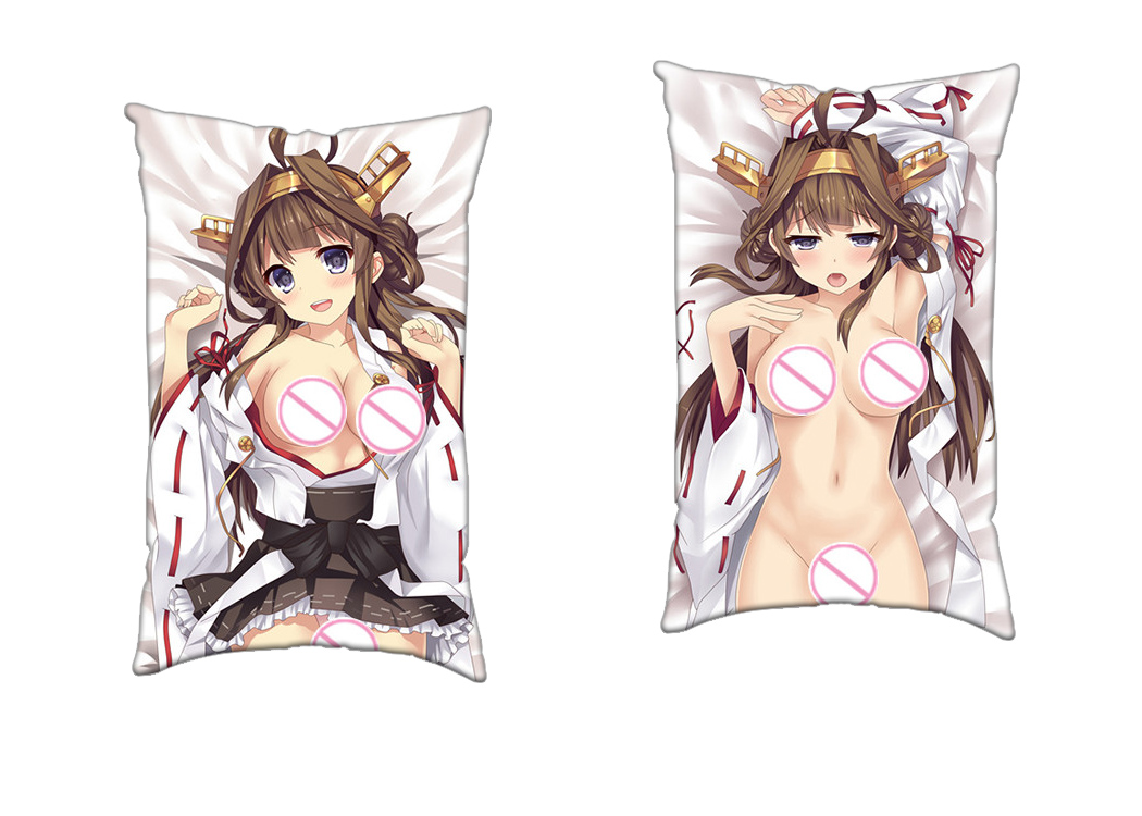 Kongou Kantai Collection Anime 2 Way Tricot Air Pillow With a Hole 35x55cm(13.7in x 21.6in)