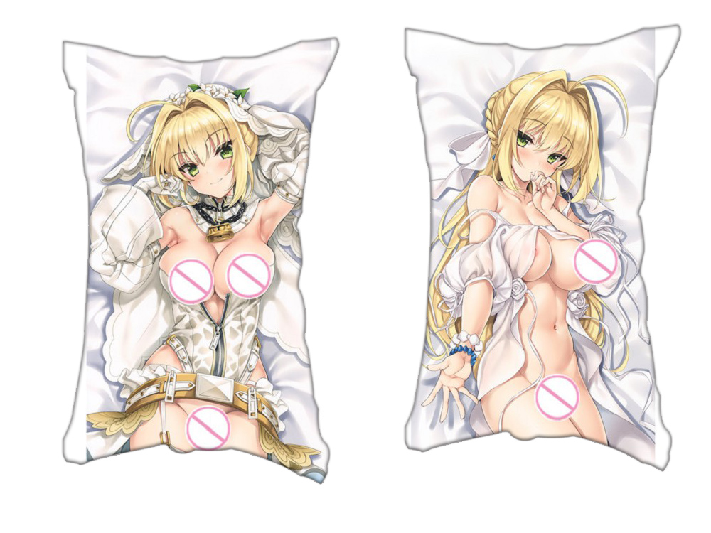 Saber Fate Anime 2 Way Tricot Air Pillow With a Hole 35x55cm(13.7in x 21.6in)