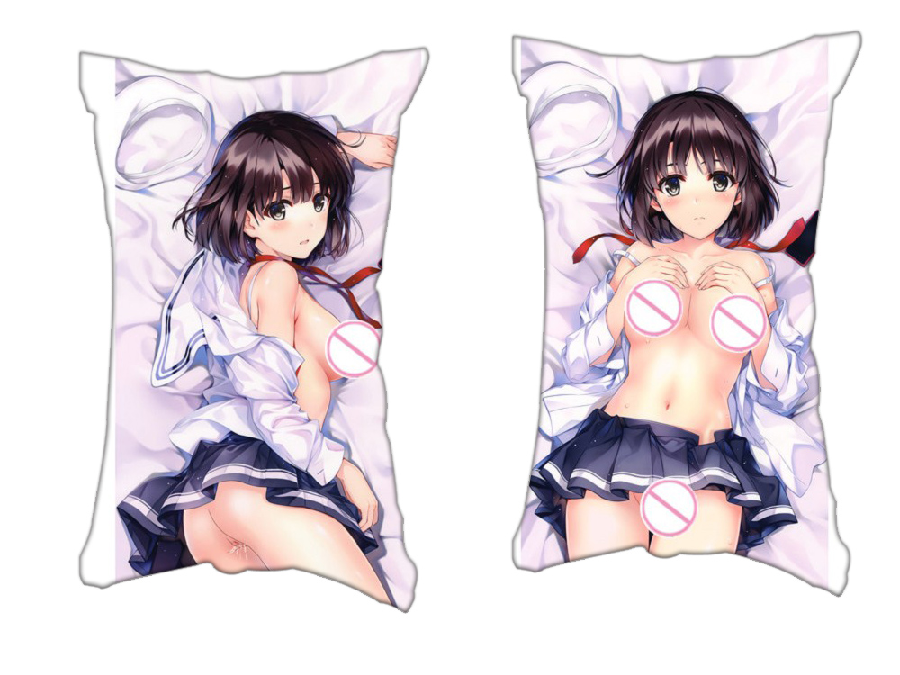 Megumi Kato Saenai Heroine no Sodatekata Anime 2 Way Tricot Air Pillow With a Hole 35x55cm(13.7in x 21.6in)