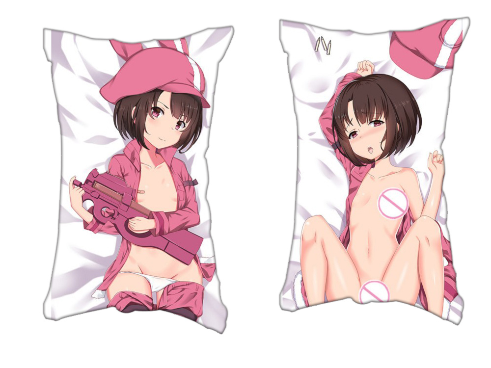 LLENN Sword Art Online Anime 2 Way Tricot Air Pillow With a Hole 35x55cm(13.7in x 21.6in)