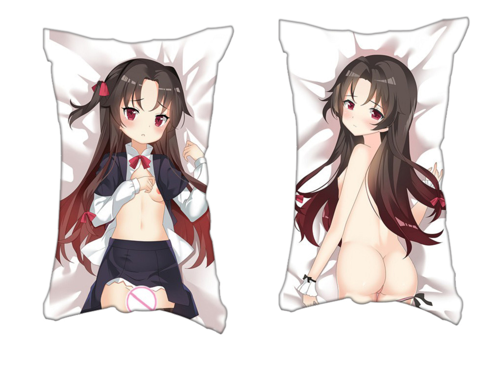 Ai Yashajin The Ryuos Work is Never Done Anime 2 Way Tricot Air Pillow With a Hole 35x55cm