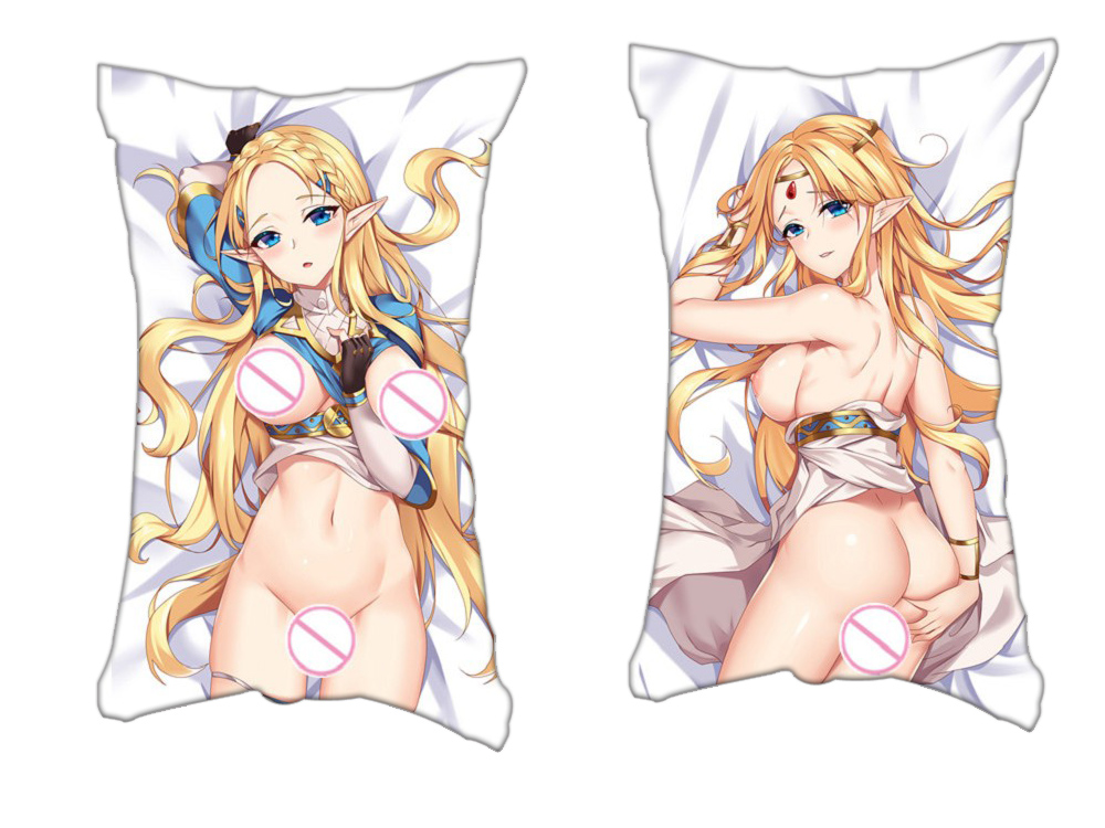 Princess Zelda Legends of Zelda Anime 2 Way Tricot Air Pillow With a Hole 35x55cm(13.7in x 21.6in)