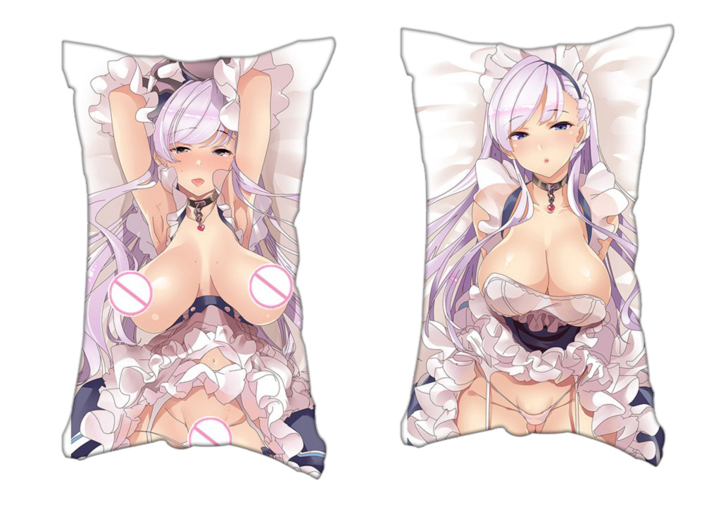 Azur Lane Anime 2 Way Tricot Air Pillow With a Hole 35x55cm(13.7in x 21.6in)