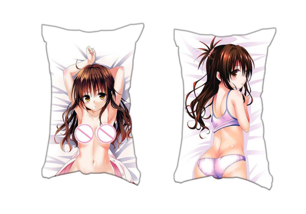 To Love Ru Mikan Yuuki Anime 2 Way Tricot Air Pillow With a Hole 35x55cm(13.7in x 21.6in)