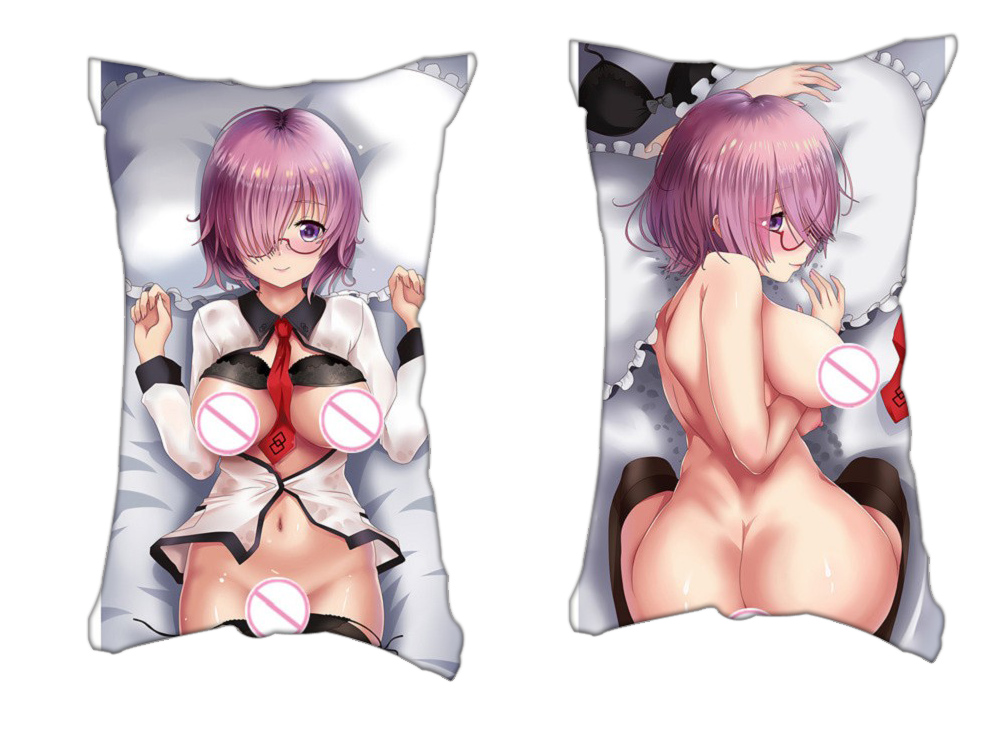 Fate Grand Order Mash Killier Light Anime 2 Way Tricot Air Pillow With a Hole 35x55cm(13.7in x 21.6in)