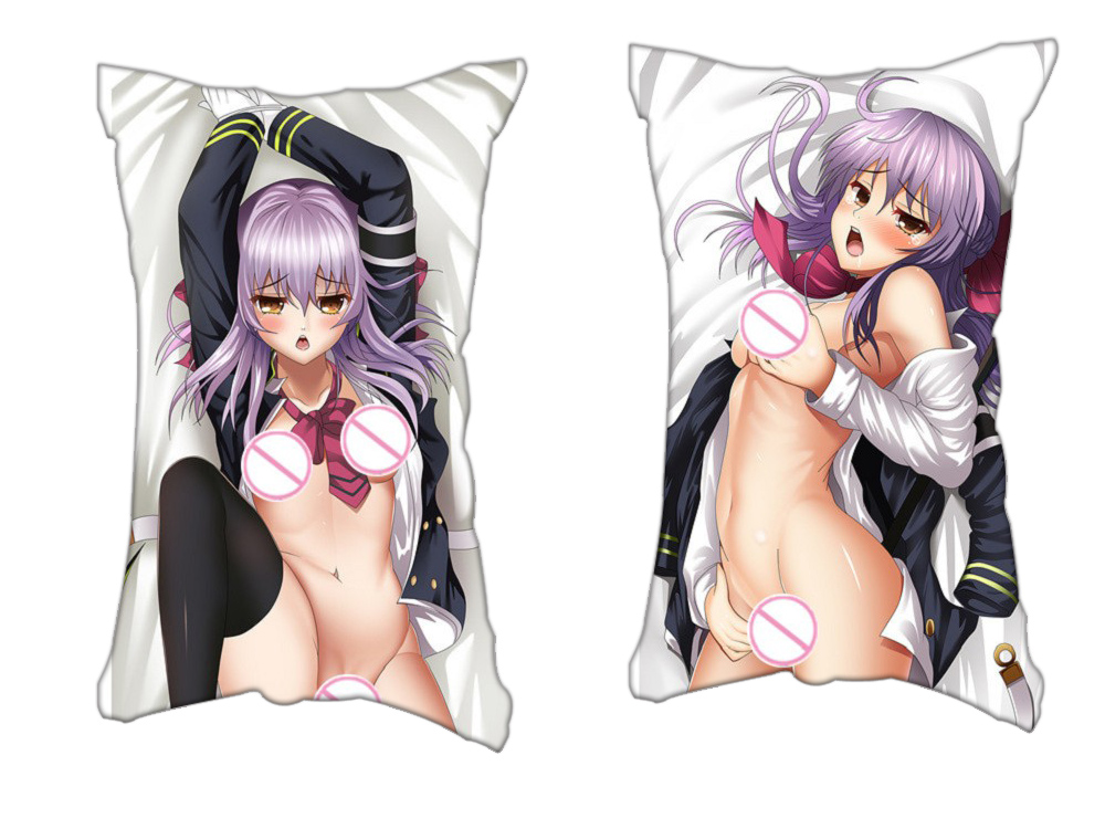 Shinoa Hiragi Owari no Seraph Anime 2 Way Tricot Air Pillow With a Hole 35x55cm(13.7in x 21.6in)