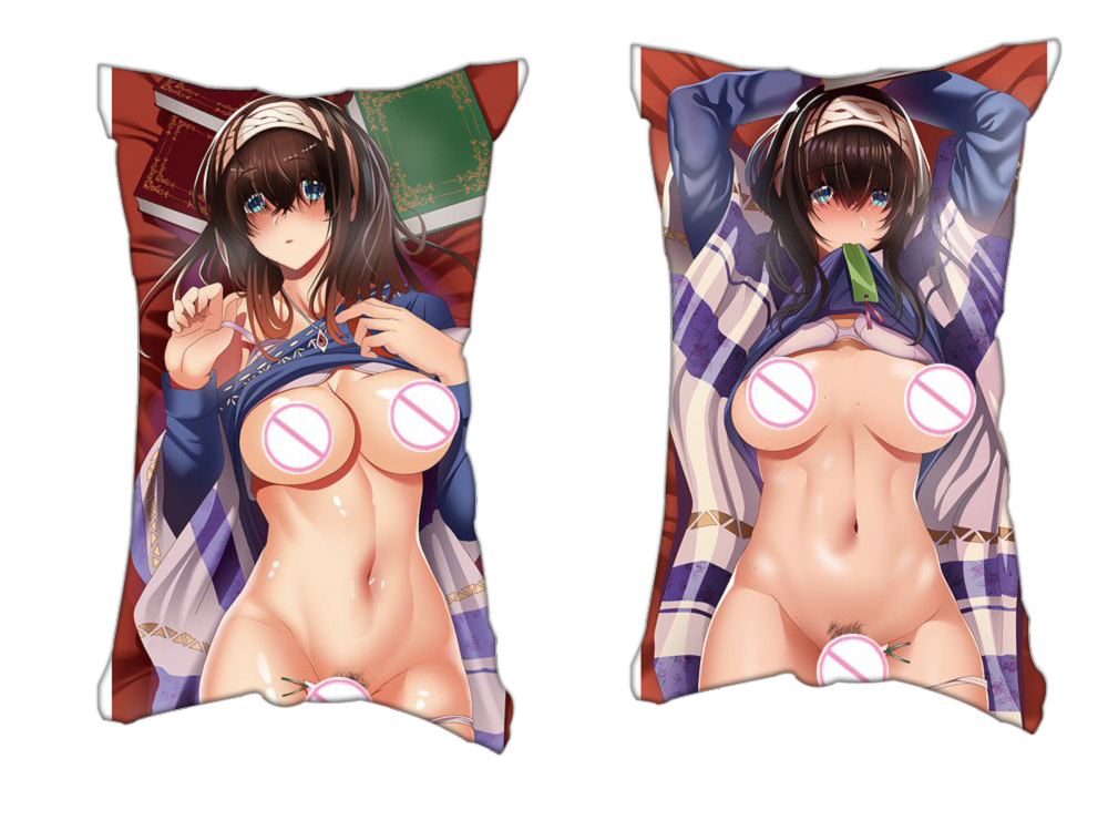 Fumika Sagisawa The iDOLM STER Anime 2 Way Tricot Air Pillow With a Hole 35x55cm(13.7in x 21.6in)