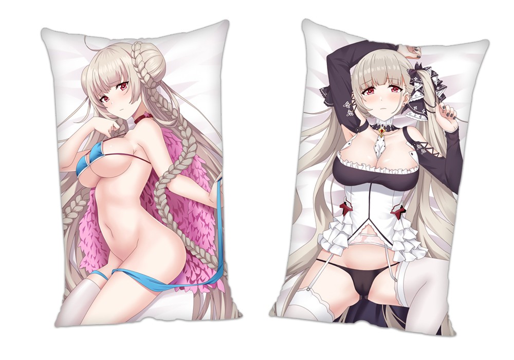Azur Lane HMS Formidable Anime 2 Way Tricot Air Pillow With a Hole 35x55cm(13.7in x 21.6in)