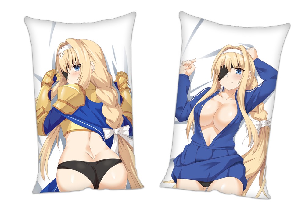 Sword Art Online Alice Zuberg Anime 2 Way Tricot Air Pillow With a Hole 35x55cm(13.7in x 21.6in)