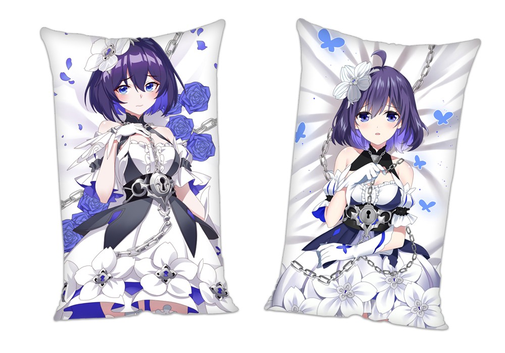 Honkai Impact 3rd Seele Vollerei Anime 2Way Tricot Air Pillow With a Hole 35x55cm(13.7in x 21.6in)