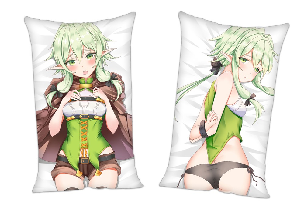 Goblin Slayer High Elf Archer Anime 2Way Tricot Air Pillow With a Hole 35x55cm(13.7in x 21.6in)