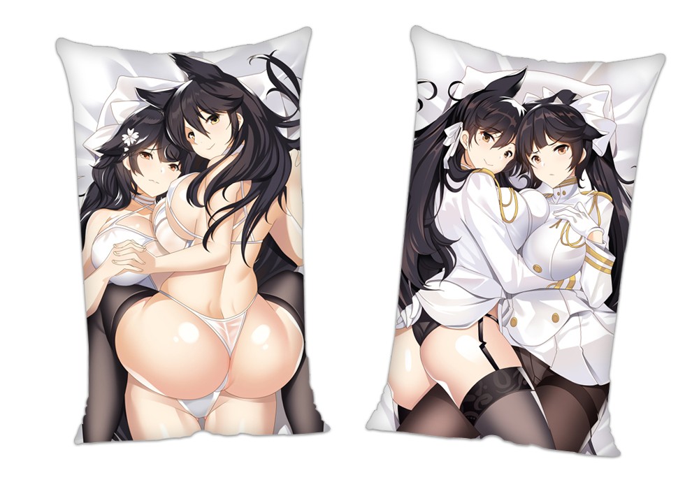 Azur Lane Takao Atago Anime 2 Way Tricot Air Pillow With a Hole 35x55cm(13.7in x 21.6in)