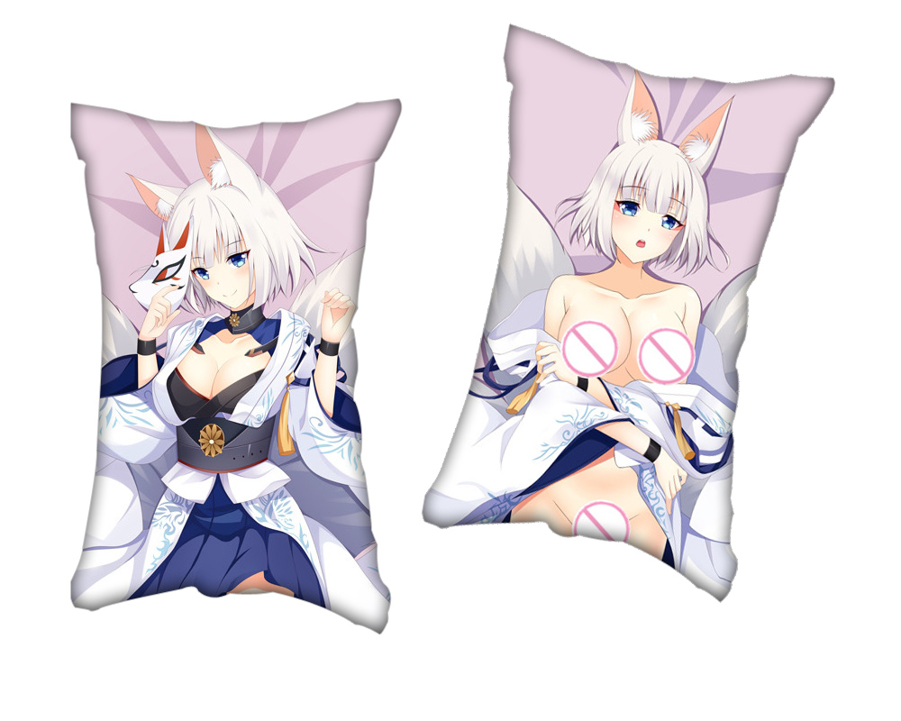 Azur Lane Yudachi Anime Two Way Tricot Air Pillow With a Hole 35x55cm(13.7in x 21.6in)
