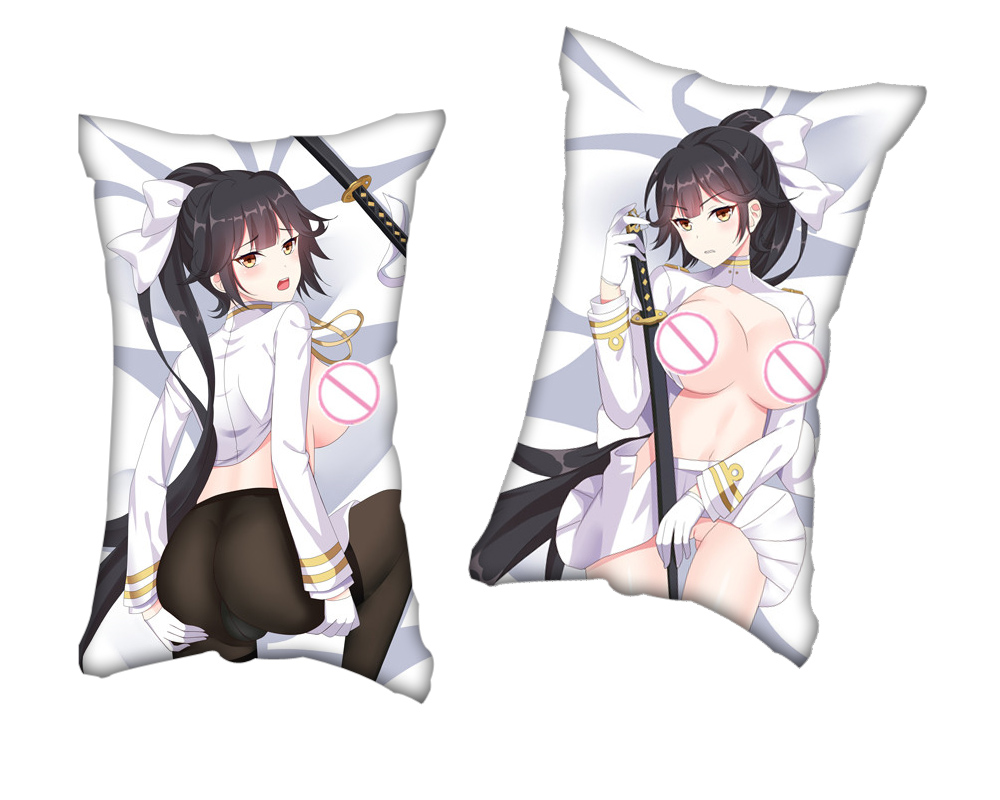 Azur Lane Takao Anime Two Way Tricot Air Pillow With a Hole 35x55cm(13.7in x 21.6in)