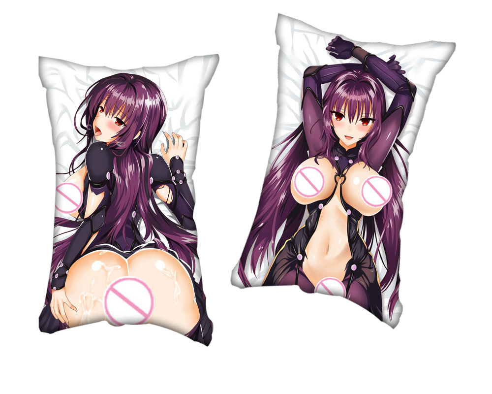 Fate Grand Order Scathach Anime Two Way Tricot Air Pillow With a Hole 35x55cm(13.7in x 21.6in)