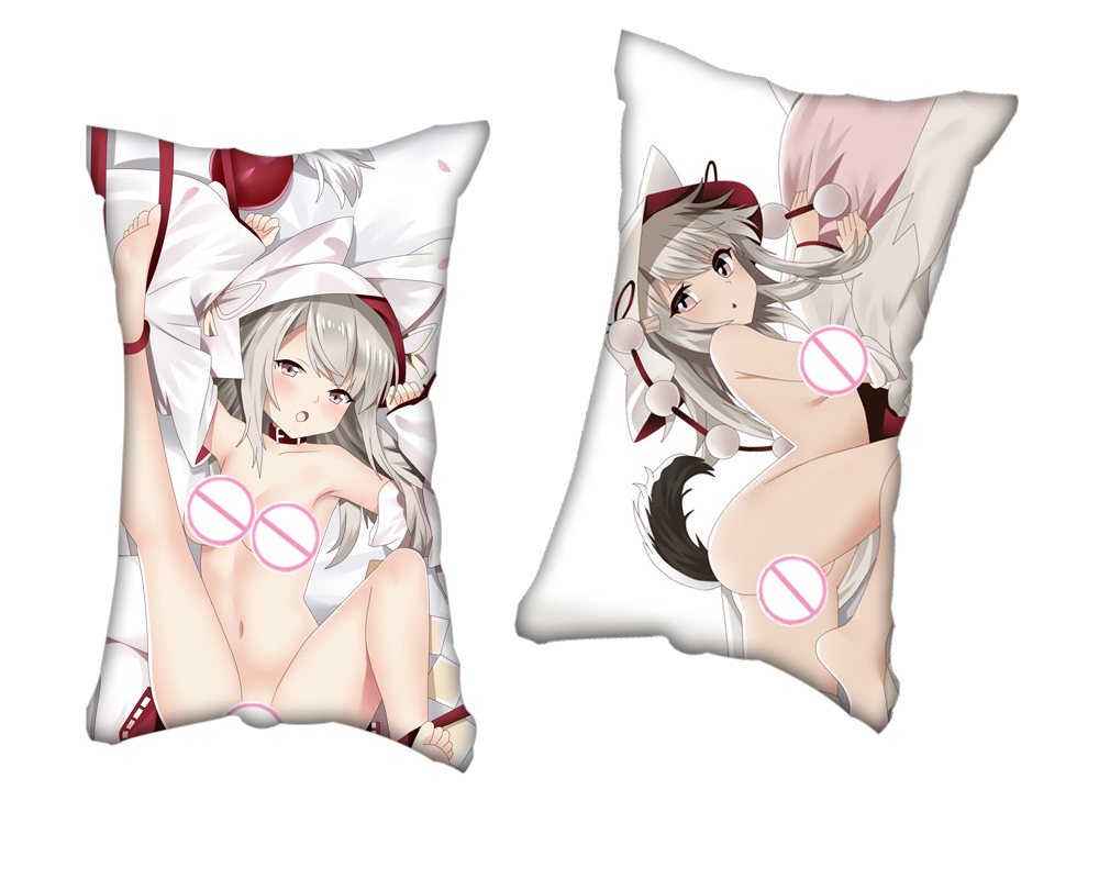Azur Lane Yudachi Anime Two Way Tricot Air Pillow With a Hole 35x55cm(13.7in x 21.6in)