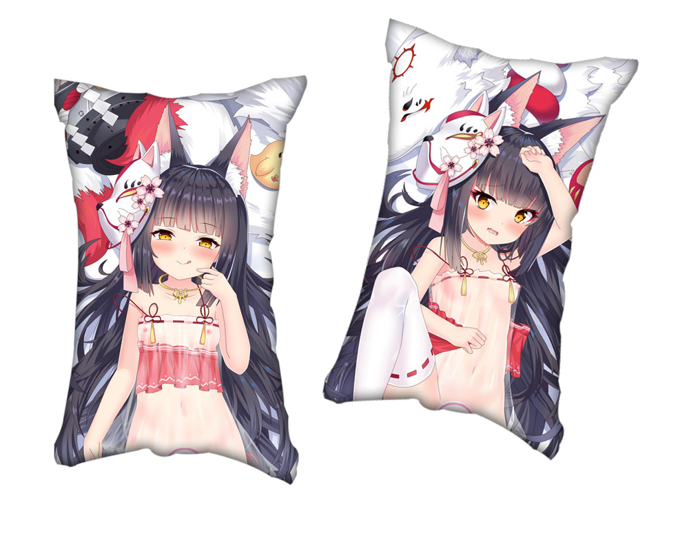 Azur Lane Nagato Anime Two Way Tricot Air Pillow With a Hole 35x55cm(13.7in x 21.6in)