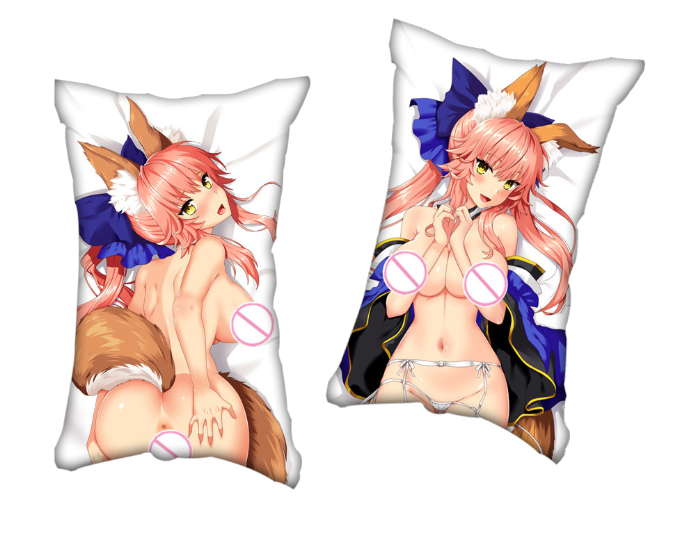 Fate Grand Order Tamamo No Mae Anime Two Way Tricot Air Pillow With a Hole 35x55cm(13.7in x 21.6in)
