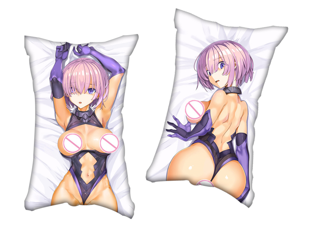 Fate Grand Order Mash Killier Light Anime Two Way Tricot Air Pillow With a Hole 35x55cm(13.7in x 21.6in)