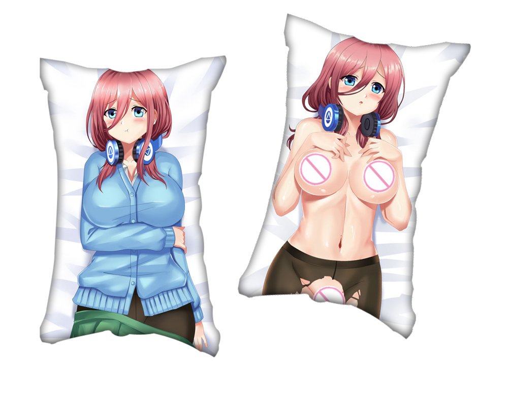 THE QUINTESSENTIAL QUINTUPLETS NAKANO MIKU Anime Two Way Tricot Air Pillow With a Hole 35x55cm(13.7in x 21.6in)