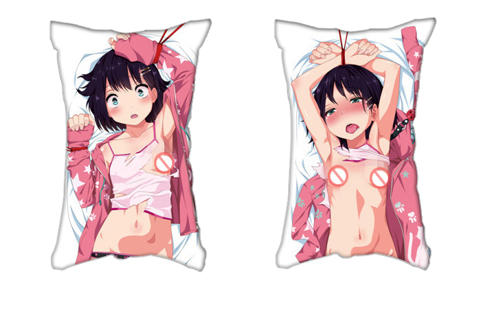 Aikawa Misaki Anime 2 Way Tricot Air Pillow With a Hole 35x55cm(13.7in x 21.6in)