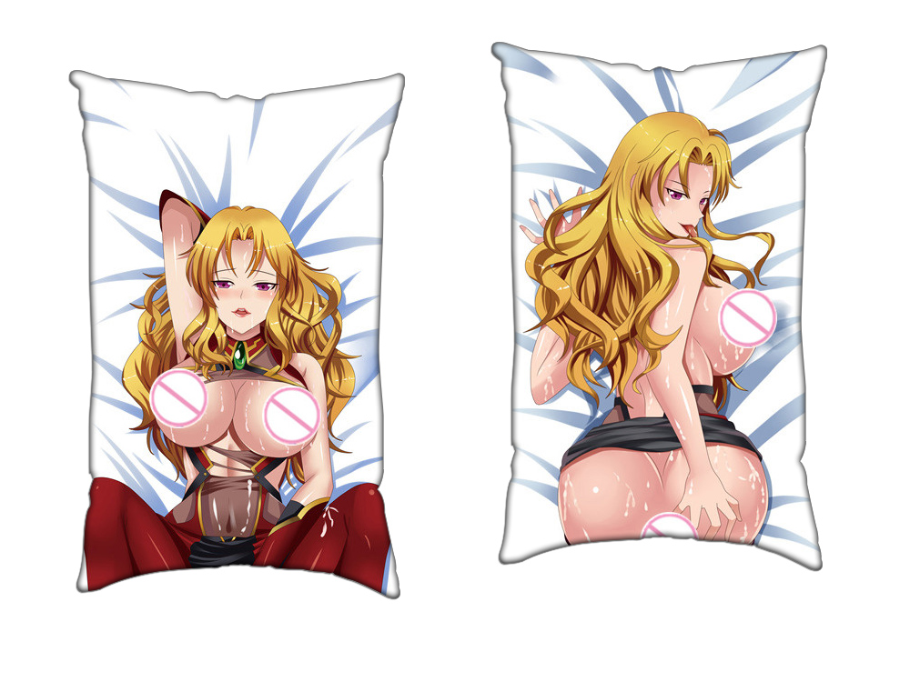 Alicia Bystorm Prison Battleship Anime Two Way Tricot Air Pillow With a Hole 35x55cm(13.7in x 21.6in)