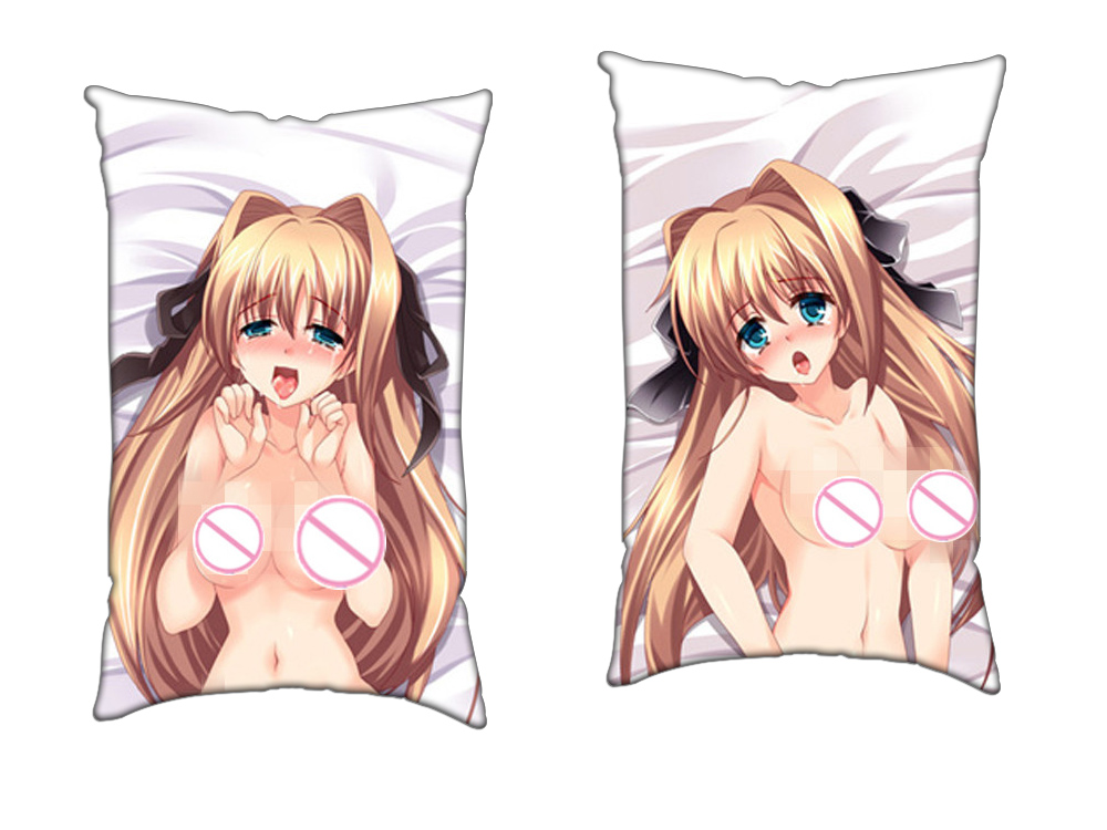 Asa kara Zusshiri Milk Pot Iori Yuukidou Anime 2 Way Tricot Air Pillow With a Hole 35x55cm(13.7in x 21.6in)