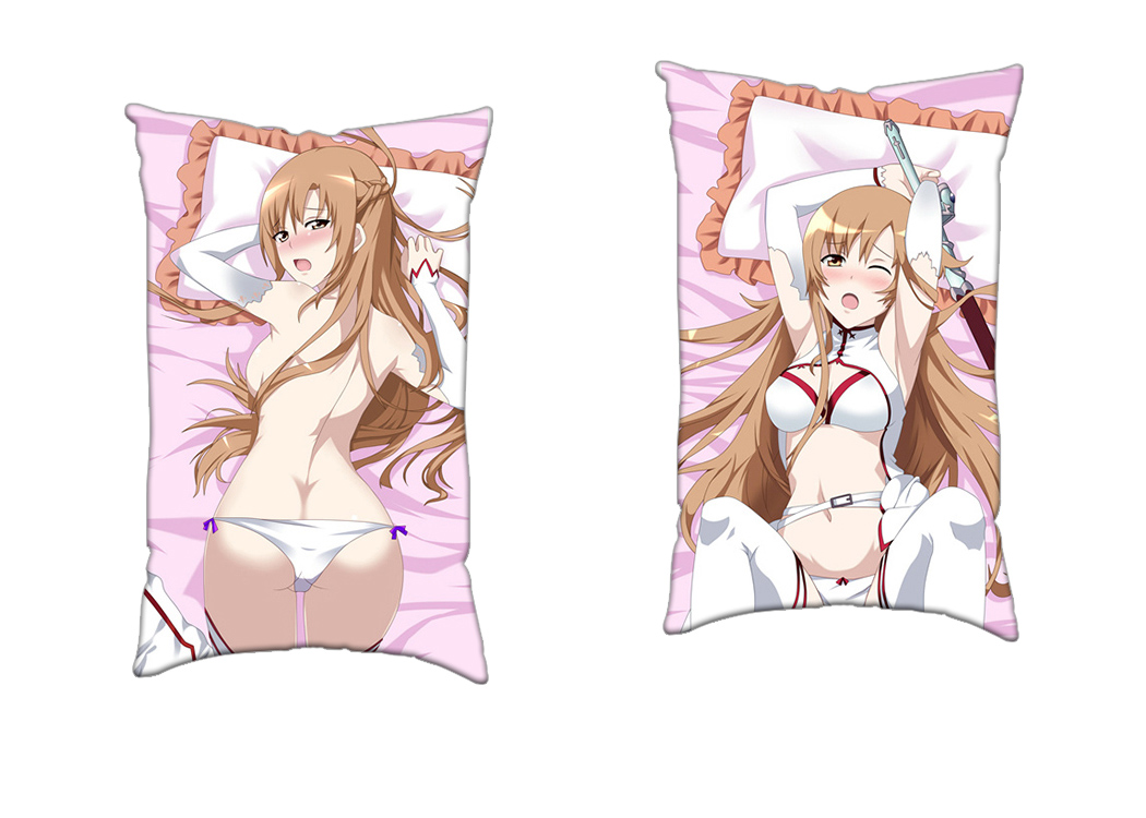 Asuna Yuuki Sword Art Online Anime 2 Way Tricot Air Pillow With a Hole 35x55cm(13.7in x 21.6in)