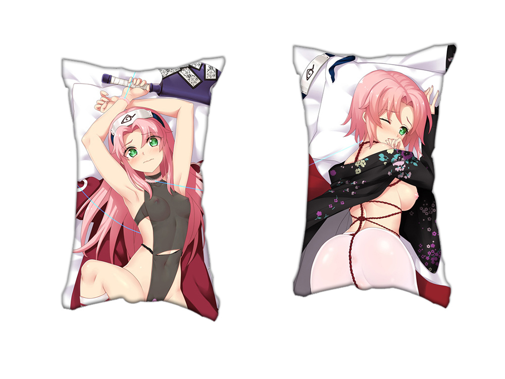 Haruno Sakura Naruto Anime Two Way Tricot Air Pillow With a Hole 35x55cm(13.7in x 21.6in)