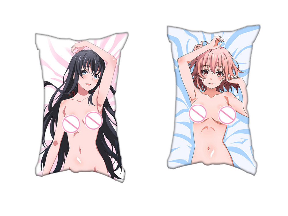 Hayami Saori and Touyama Nao Oregairu Anime Two Way Tricot Air Pillow With a Hole 35x55cm(13.7in x 21.6in)
