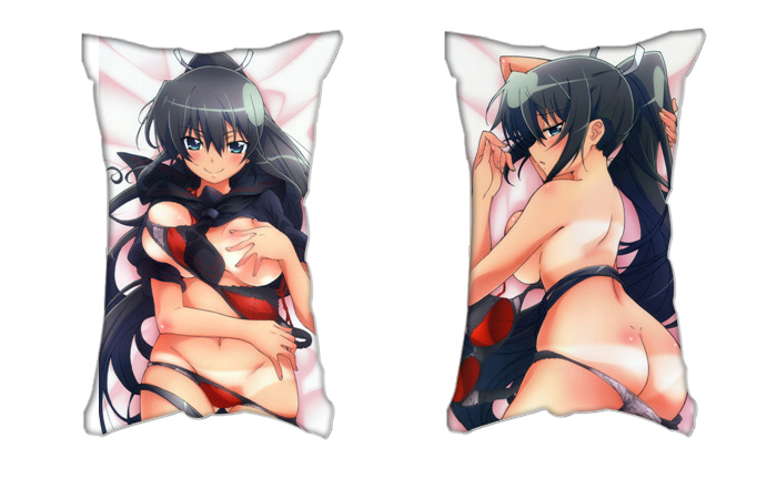 Homura Senran Kagura Anime 2 Way Tricot Air Pillow With a Hole 35x55cm(13.7in x 21.6in)