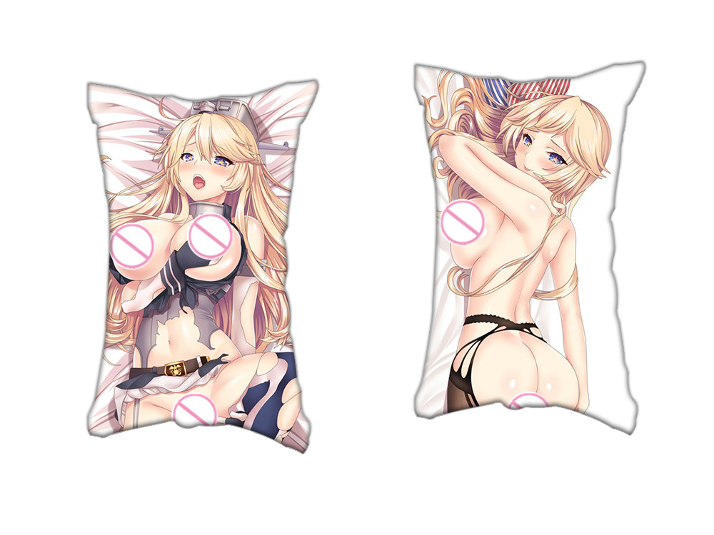 Iowa Kantai Collection Anime Two Way Tricot Air Pillow With a Hole 35x55cm(13.7in x 21.6in)