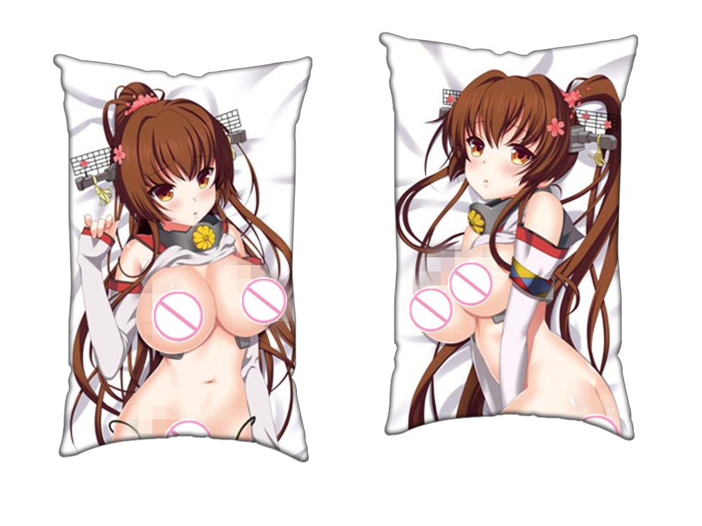 Kantai Collection Anime 2 Way Tricot Air Pillow With a Hole 35x55cm(13.7in x 21.6in)
