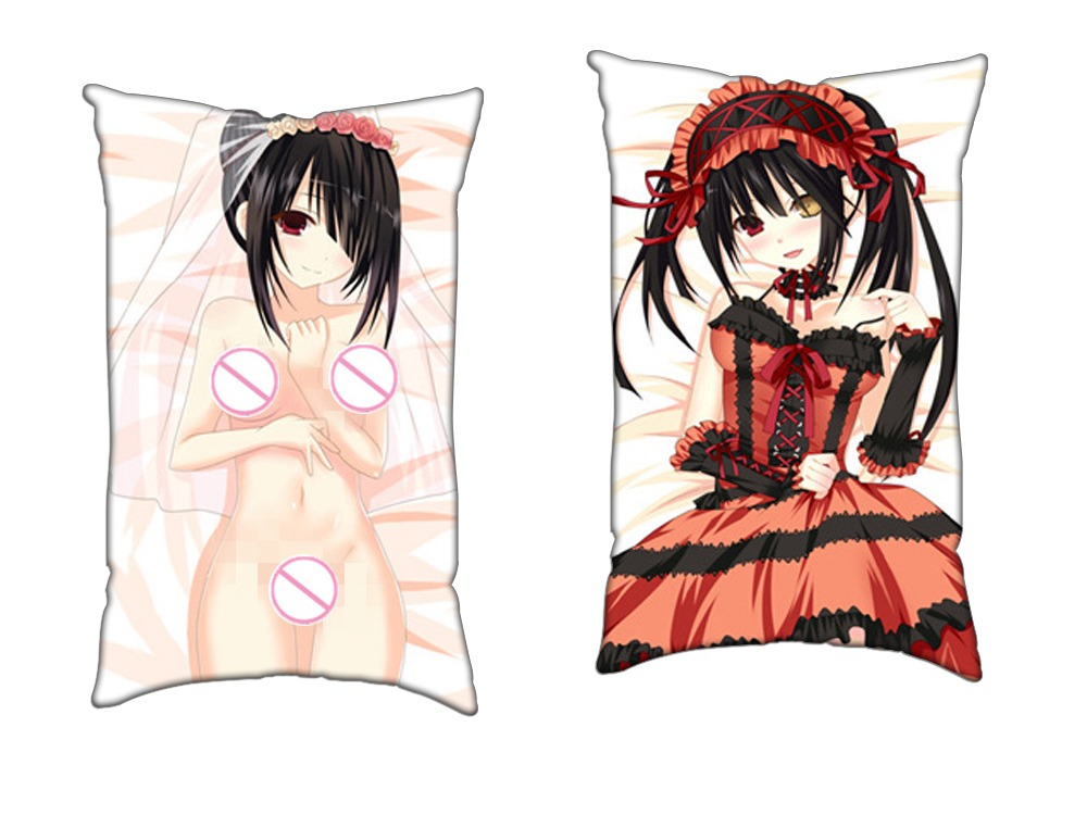 Kurumi Tokisaki Date A Live Anime 2 Way Tricot Air Pillow With a Hole 35x55cm(13.7in x 21.6in)