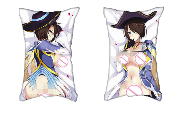 League of Legends Royal Guard Fiora Anime 2 Way Tricot Air Pillow With a Hole 35x55cm(13.7in x 21.6in)