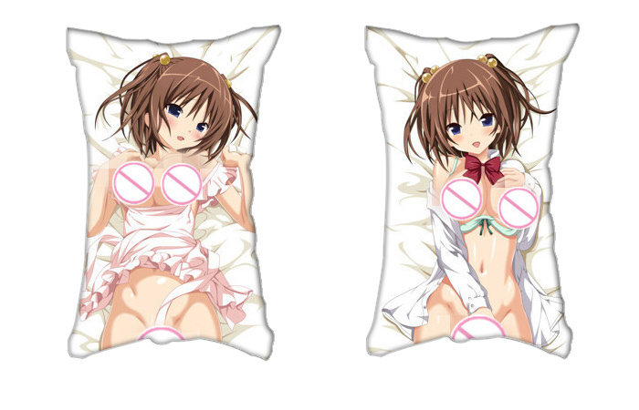 Little Sister Mana chan Anime 2 Way Tricot Air Pillow With a Hole 35x55cm(13.7in x 21.6in)