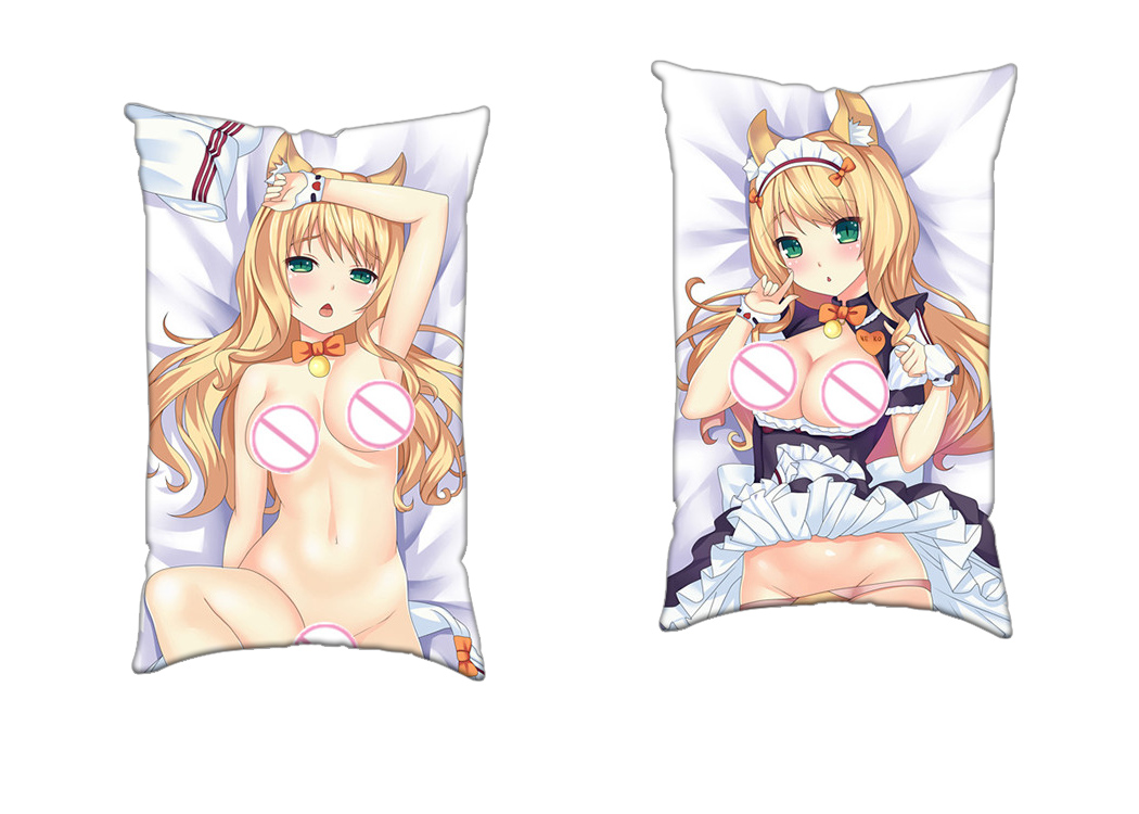 Maple Nekopara Anime Two Way Tricot Air Pillow With a Hole 35x55cm(13.7in x 21.6in)
