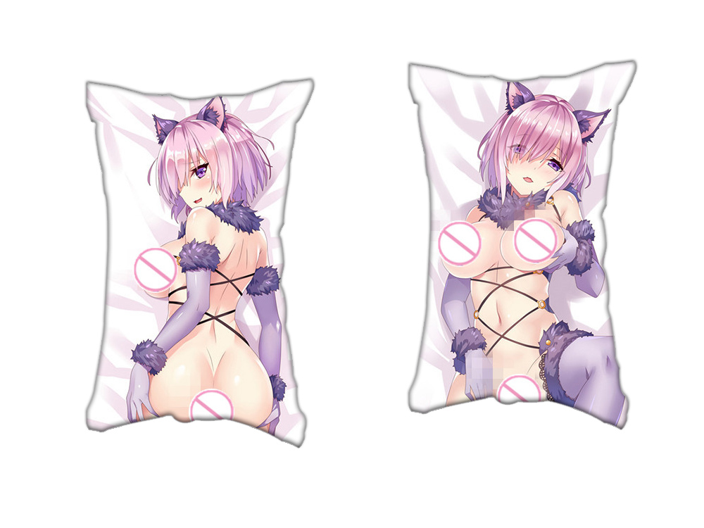 Mash Kyrielight Fate Grand Order Anime 2 Way Tricot Air Pillow With a Hole 35x55cm(13.7in x 21.6in)