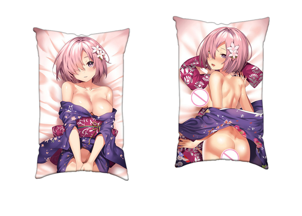 Mash Kyrielight Fate Grand Order Anime 2 Way Tricot Air Pillow With a Hole 35x55cm(13.7in x 21.6in)