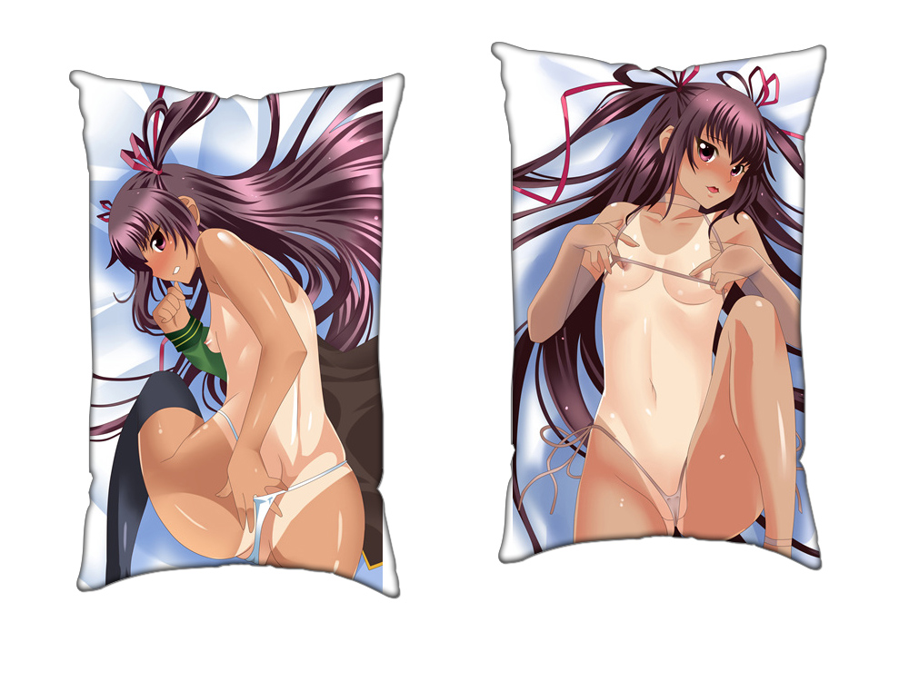 Mizuki Yukikaze Taimanin Asagi Anime 2 Way Tricot Air Pillow With a Hole 35x55cm(13.7in x 21.6in)