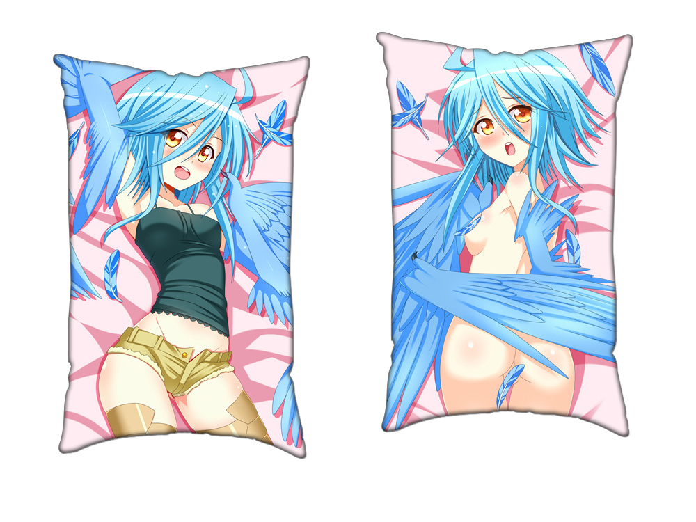 Monster Musume Anime Two Way Tricot Air Pillow With a Hole 35x55cm(13.7in x 21.6in)