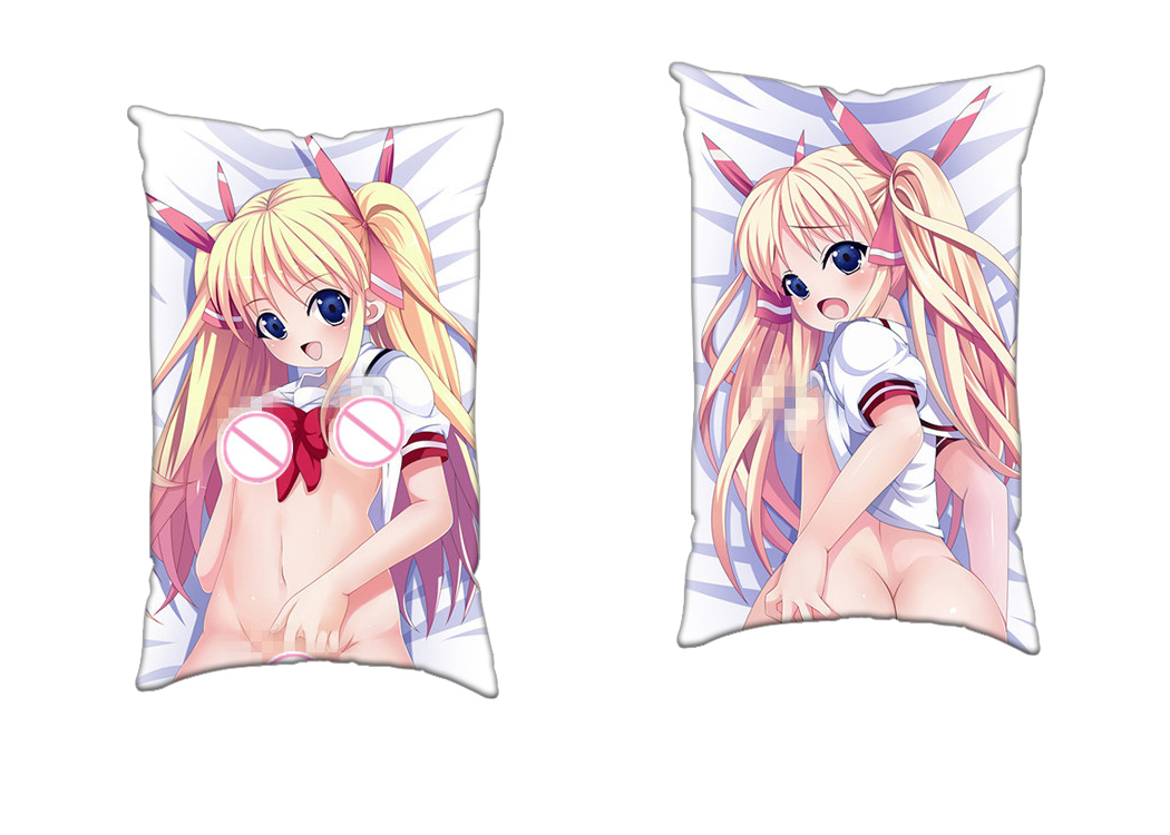 Pretty Girl Anime Two Way Tricot Air Pillow With a Hole 35x55cm(13.7in x 21.6in)