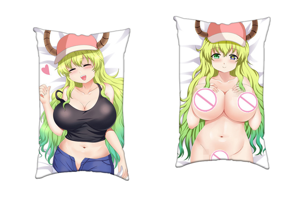 Quetzalcoatl Miss Kobayashis Dragon Maid Anime 2 Way Tricot Air Pillow With a Hole 35x55cm(13.7in x 21.6in)