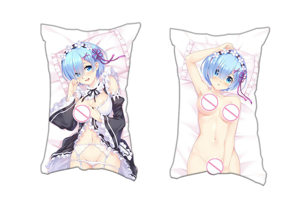 Re Zero Rem Anime 2 Way Tricot Air Pillow With a Hole 35x55cm(13.7in x 21.6in)