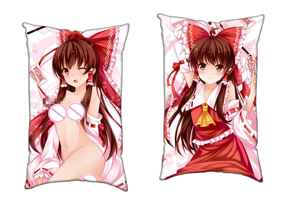 Reimu Touhou Project Anime 2 Way Tricot Air Pillow With a Hole 35x55cm(13.7in x 21.6in)