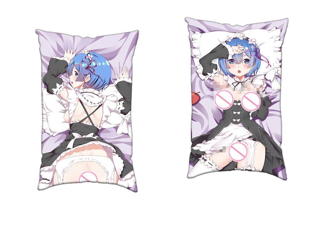 Rem Re Zero Anime 2 Way Tricot Air Pillow With a Hole 35x55cm(13.7in x 21.6in)