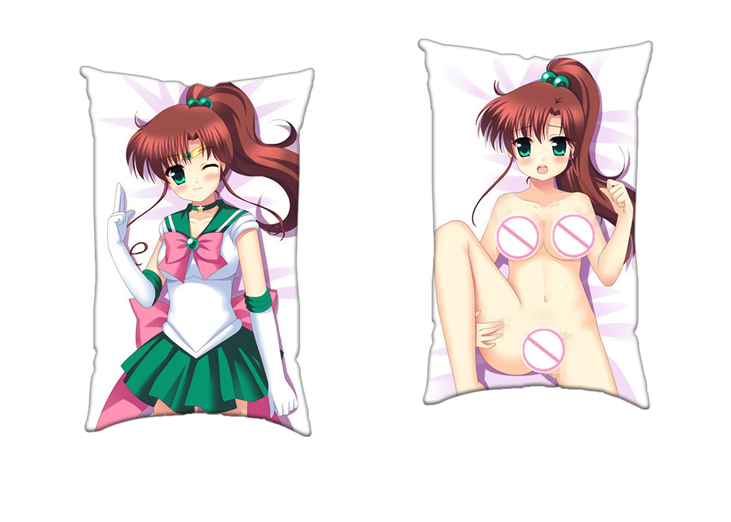 Sailor Jupiter Sailor Moon Anime 2 Way Tricot Air Pillow With a Hole 35x55cm(13.7in x 21.6in)