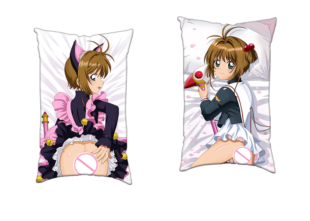 Sakura Kinomoto Cardcaptor Sakura Anime Two Way Tricot Air Pillow With a Hole 35x55cm(13.7in x 21.6in)