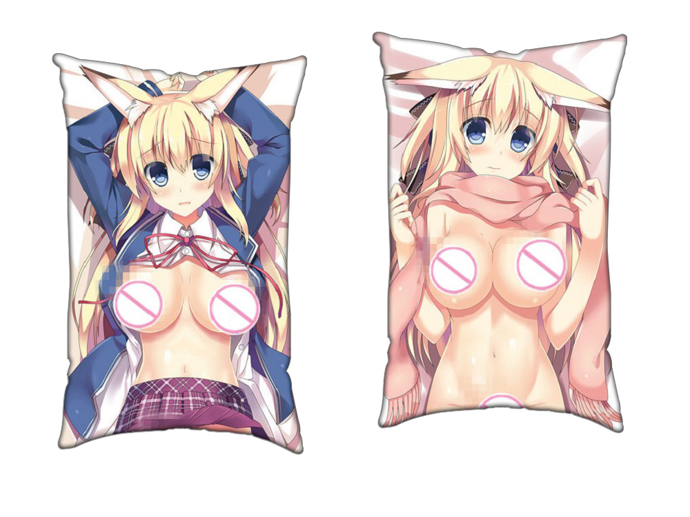 Sexy Cat Girl Anime 2 Way Tricot Air Pillow With a Hole 35x55cm(13.7in x 21.6in)